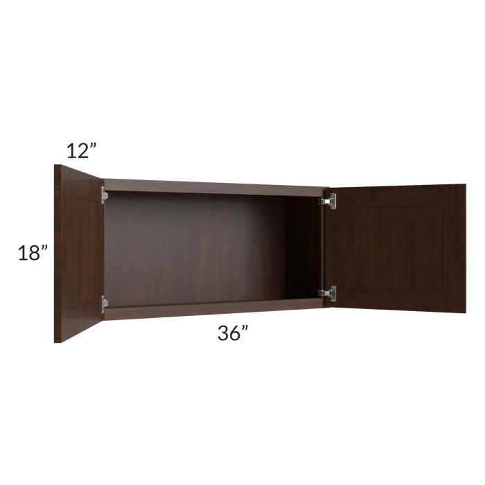 RTA Biscotti Cafe Glazed 36" x 18" Wall Cabinet