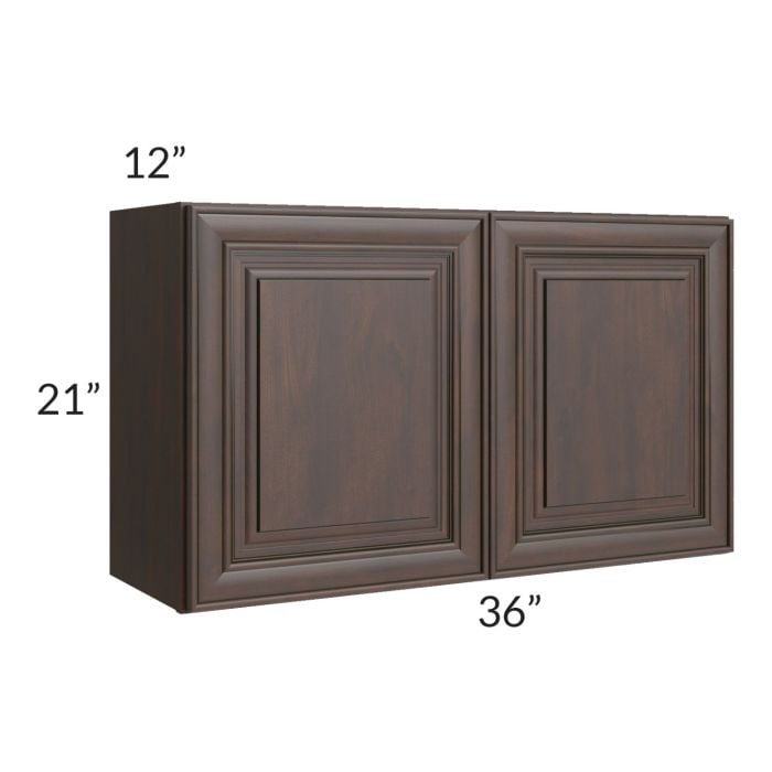 RTA Biscotti Cafe Glazed 36" x 21" Wall Cabinet