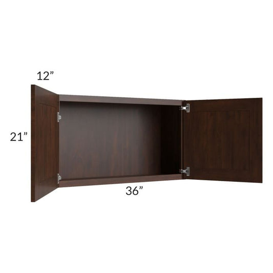 RTA Biscotti Cafe Glazed 36" x 21" Wall Cabinet