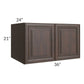 RTA Biscotti Cafe Glazed 36" x 21" x 24" Refrigerator Wall Cabinet