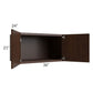 RTA Biscotti Cafe Glazed 36" x 21" x 24" Refrigerator Wall Cabinet