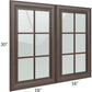 RTA Biscotti Cafe Glazed 36" x 30" Mullion Glass Door