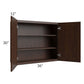 RTA Biscotti Cafe Glazed 36" x 30" Wall Cabinet