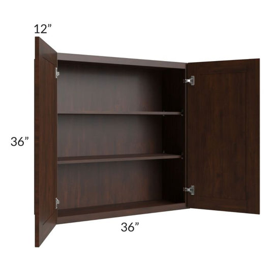 RTA Biscotti Cafe Glazed 36" x 36" Wall Cabinet