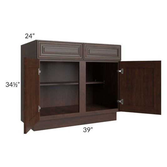 RTA Biscotti Cafe Glazed 39" Base Cabinet