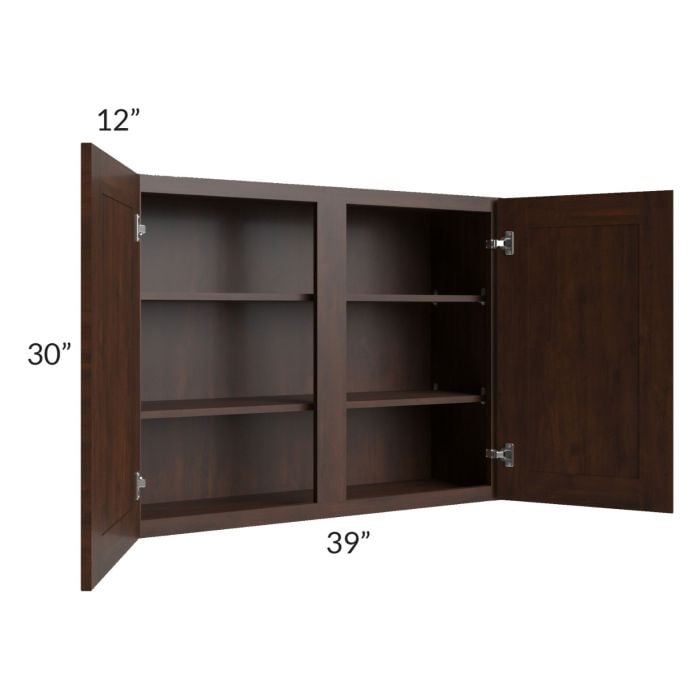 RTA Biscotti Cafe Glazed 39" x 30" Wall Cabinet