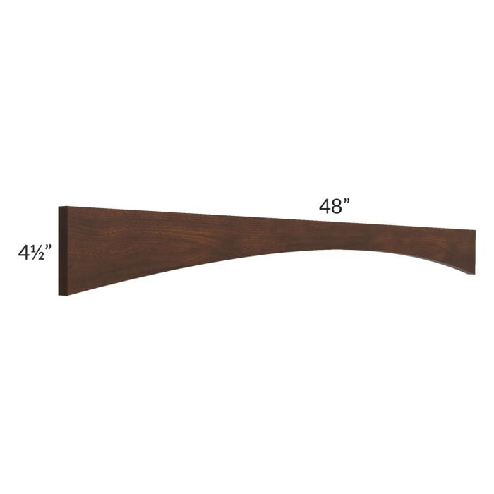 RTA Biscotti Cafe Glazed 48" Arched Valance