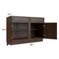 RTA Biscotti Cafe Glazed 48" Base Cabinet with 2 Decorative End Panels