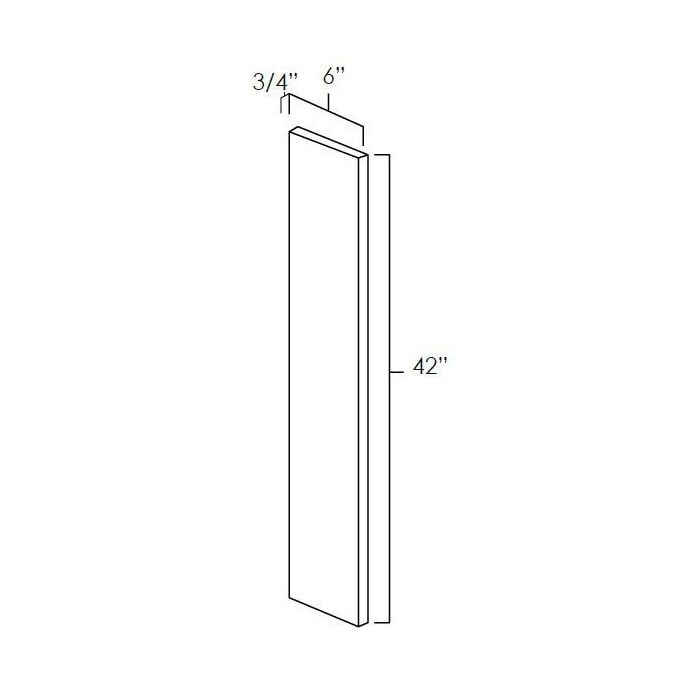 RTA Biscotti Cafe Glazed 6" x 42" Wall Filler