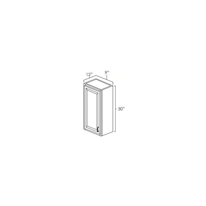 RTA Biscotti Cafe Glazed 9" x 30" Wall Cabinet