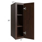 RTA Biscotti Cafe Glazed 9" x 30" Wall Cabinet with 2 Decorative End Panels