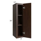 RTA Biscotti Cafe Glazed 9" x 36" Wall Cabinet with 2 Decorative End Panels