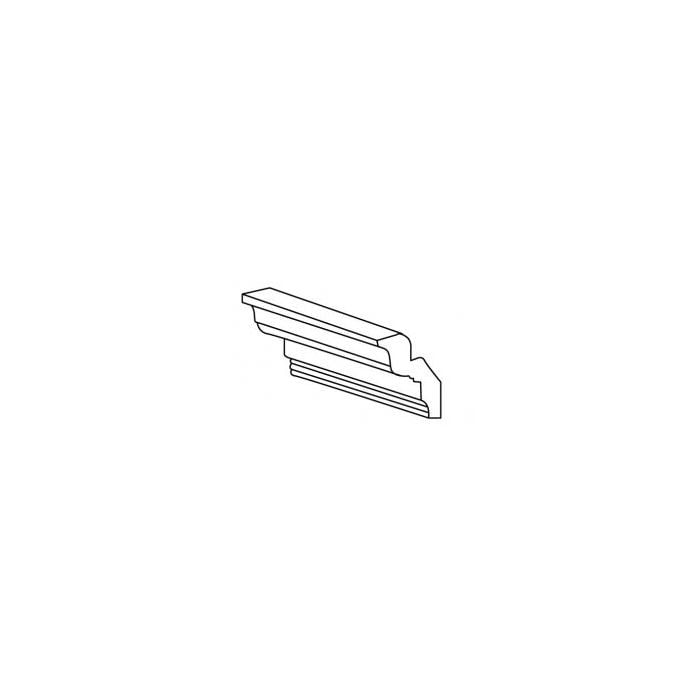 RTA Biscotti Cafe Glazed 96" Crown Molding