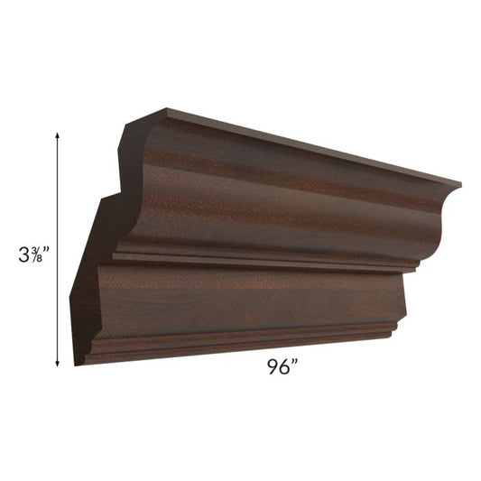 RTA Biscotti Cafe Glazed 96" Crown Molding