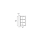 RTA Brazilian Shaker 12" x 30" Wall Cabinet