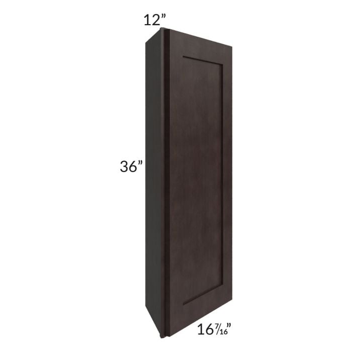 RTA Brazilian Shaker 12" x 36" Angle Wall Cabinet