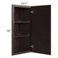 RTA Brazilian Shaker 12" x 36" Angle Wall Cabinet