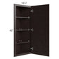 RTA Brazilian Shaker 12" x 42" Angle Wall Cabinet