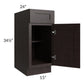 RTA Brazilian Shaker 15" Base Cabinet with 2 Decorative End Panels