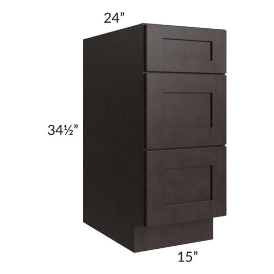 RTA Brazilian Shaker 15" Drawer Base Cabinet