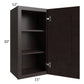 RTA Brazilian Shaker 15" x 30" Wall Cabinet with 2 Decorative End Panels