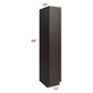 RTA Brazilian Shaker 15" x 84" Wall Pantry with 1 Decorative End Panel and 2 Roll Out Trays