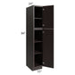 RTA Brazilian Shaker 15" x 84" Wall Pantry with 1 Roll Out Tray