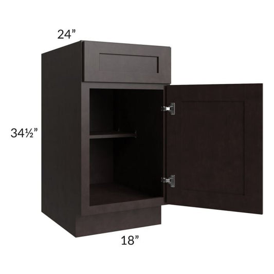 RTA Brazilian Shaker 18" Base Cabinet with 2 Decorative End Panels
