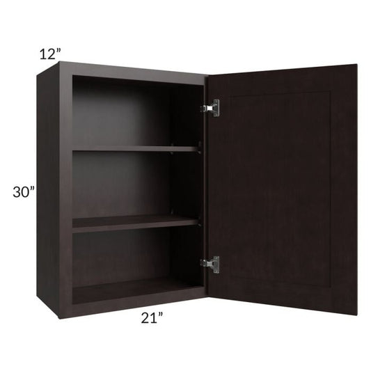 RTA Brazilian Shaker 21" x 30" Wall Cabinet with 2 Decorative End Panels