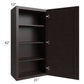 RTA Brazilian Shaker 21" x 42" Wall Cabinet with 2 Decorative End Panels