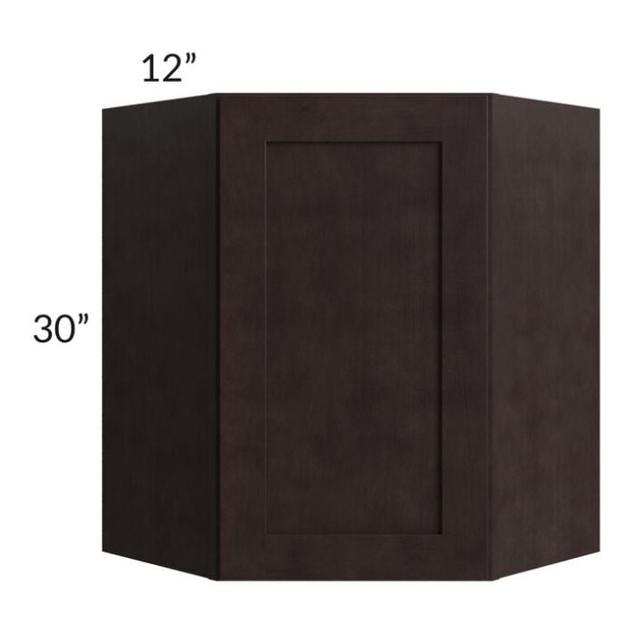 RTA Brazilian Shaker 24" x 30" Wall Diagonal Corner Cabinet