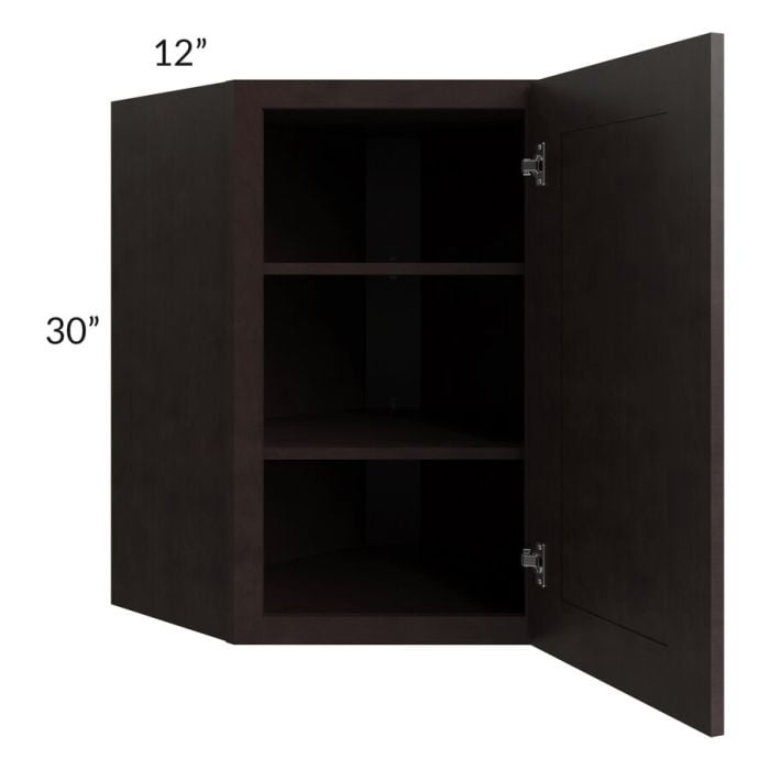 RTA Brazilian Shaker 24" x 30" Wall Diagonal Corner Cabinet