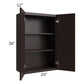RTA Brazilian Shaker 24" x 36" Wall Cabinet with 2 Decorative End Panels