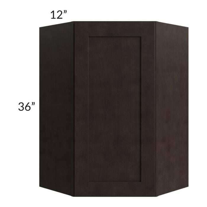 RTA Brazilian Shaker 24" x 36" Wall Diagonal Corner Cabinet