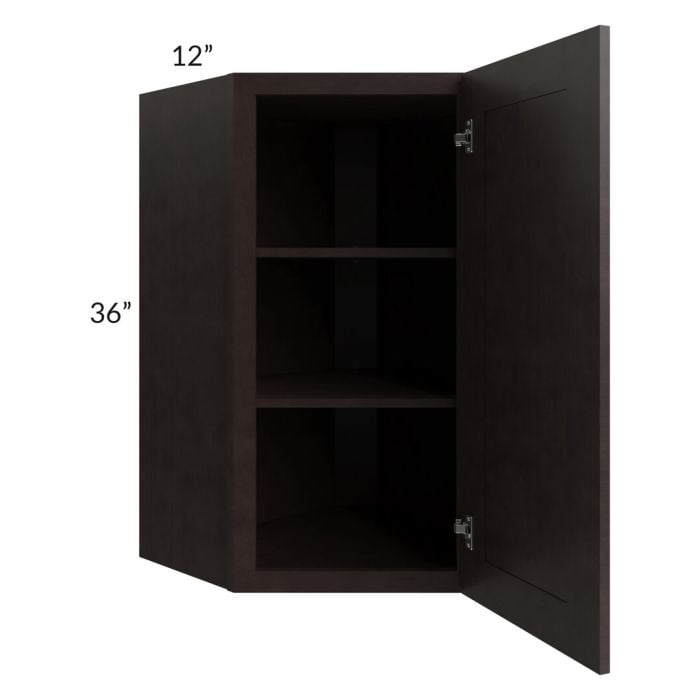 RTA Brazilian Shaker 24" x 36" Wall Diagonal Corner Cabinet