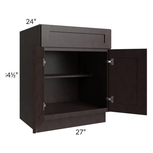 RTA Brazilian Shaker 27" Base Cabinet with 2 Decorative End Panels