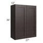 RTA Brazilian Shaker 27" x 36" Wall Cabinet