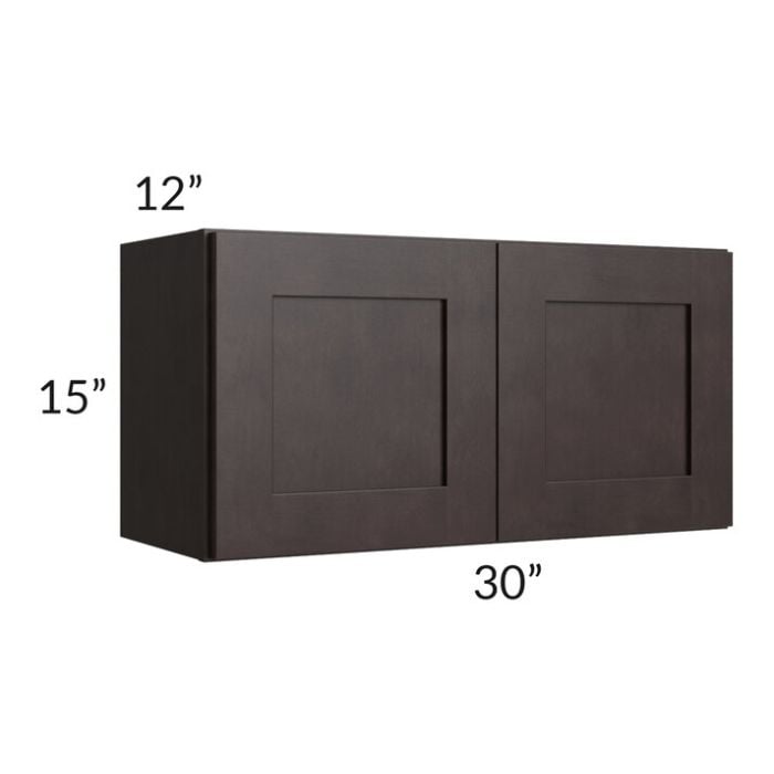 RTA Brazilian Shaker 30" x 15" Wall Cabinet