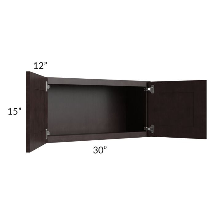 RTA Brazilian Shaker 30" x 15" Wall Cabinet