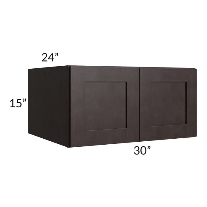 RTA Brazilian Shaker 30" x 15" x 24" Wall Cabinet