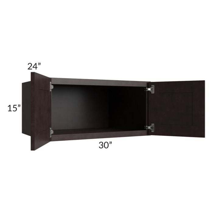 RTA Brazilian Shaker 30" x 15" x 24" Wall Cabinet