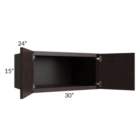 RTA Brazilian Shaker 30" x 15" x 24" Wall Cabinet