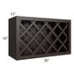 RTA Brazilian Shaker 30" x 18" Wine Rack Cabinet