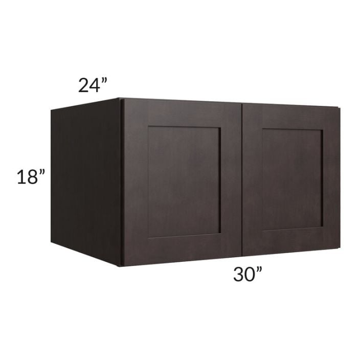 RTA Brazilian Shaker 30" x 18" x 24" Wall Cabinet
