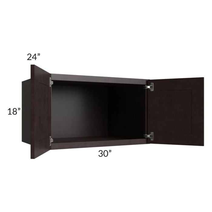 RTA Brazilian Shaker 30" x 18" x 24" Wall Cabinet