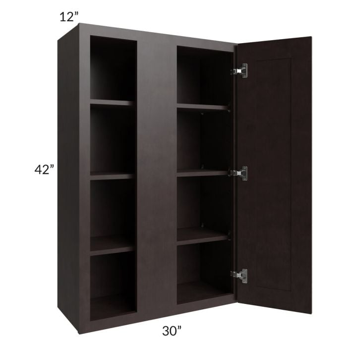 RTA Brazilian Shaker 30" x 42" Blind Wall Cabinet