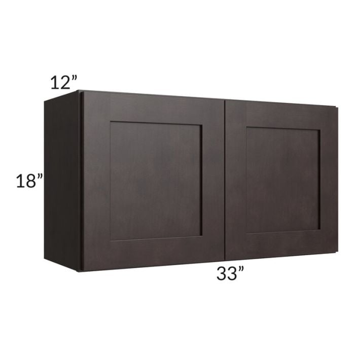 RTA Brazilian Shaker 33" x 18" Wall Cabinet