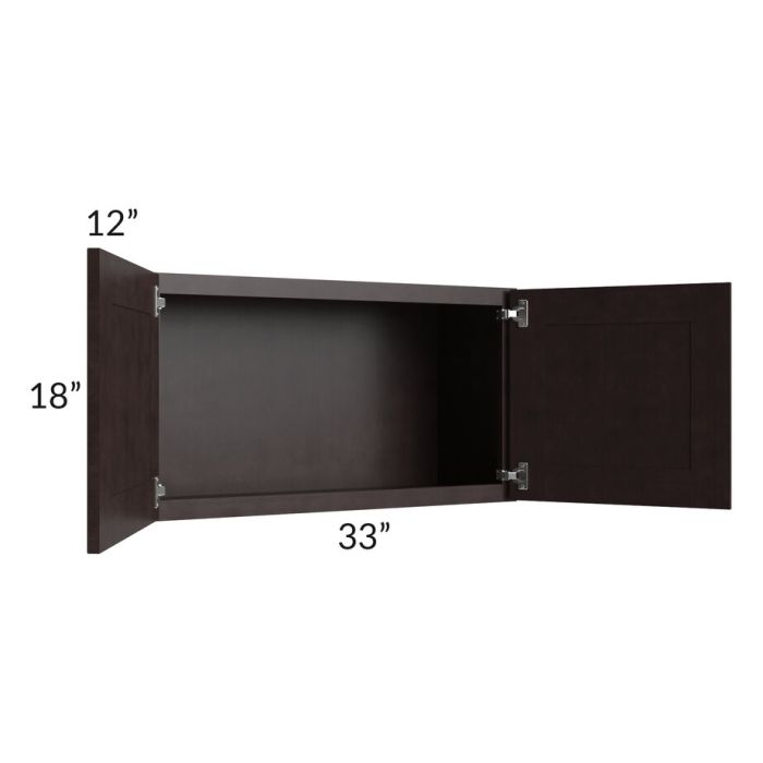 RTA Brazilian Shaker 33" x 18" Wall Cabinet