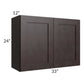 RTA Brazilian Shaker 33" x 24" Wall Cabinet