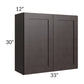 RTA Brazilian Shaker 33" x 30" Wall Cabinet